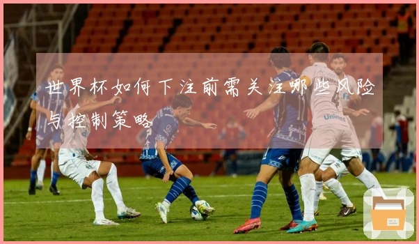 世界杯如何下注前需关注哪些风险与控制策略