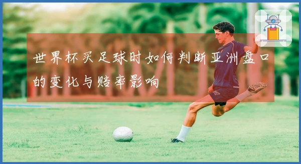世界杯买足球时如何判断亚洲盘口的变化与赔率影响